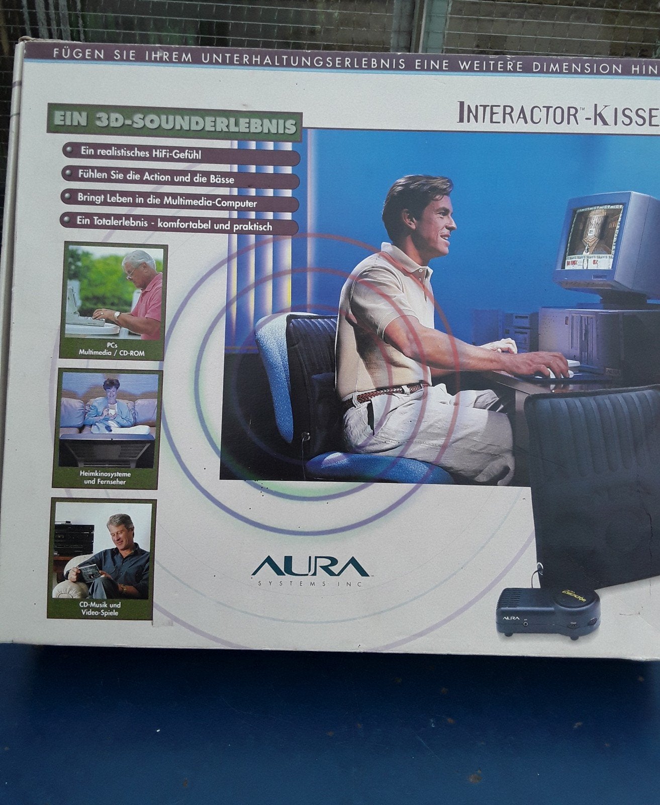 Aura Interactor Cushion Retro Gaming compleet in doos., Verzamelen, Ophalen of Verzenden, Overige typen