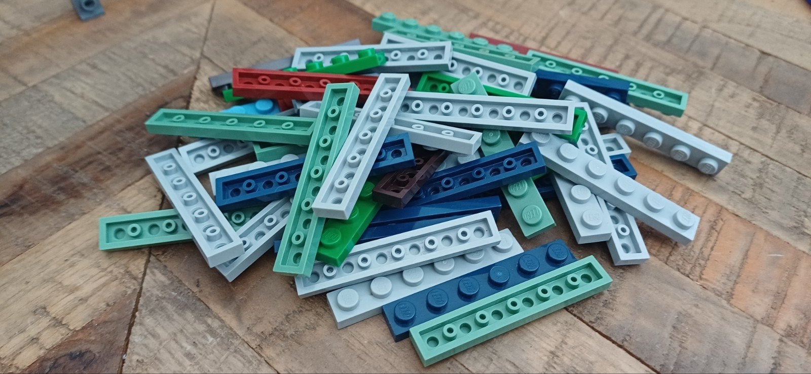 50x LEGO plates 1x6 in diverse MOC kleuren #3, Ophalen of Verzenden