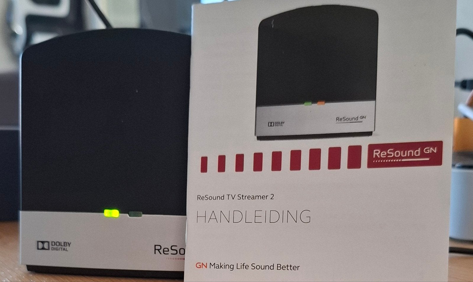 Resound Unite TV Streamer 2 voor hoortoestellen, Ophalen of Verzenden, Zo goed als nieuw, Optische audio