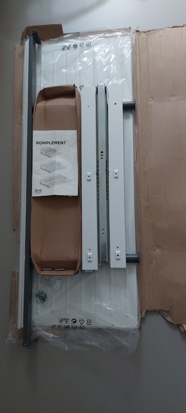 IKEA Komplement schoenenlade voor PAX kast 100x58cm, Nieuw, Minder dan 100 cm, Met lade(s), Metaal