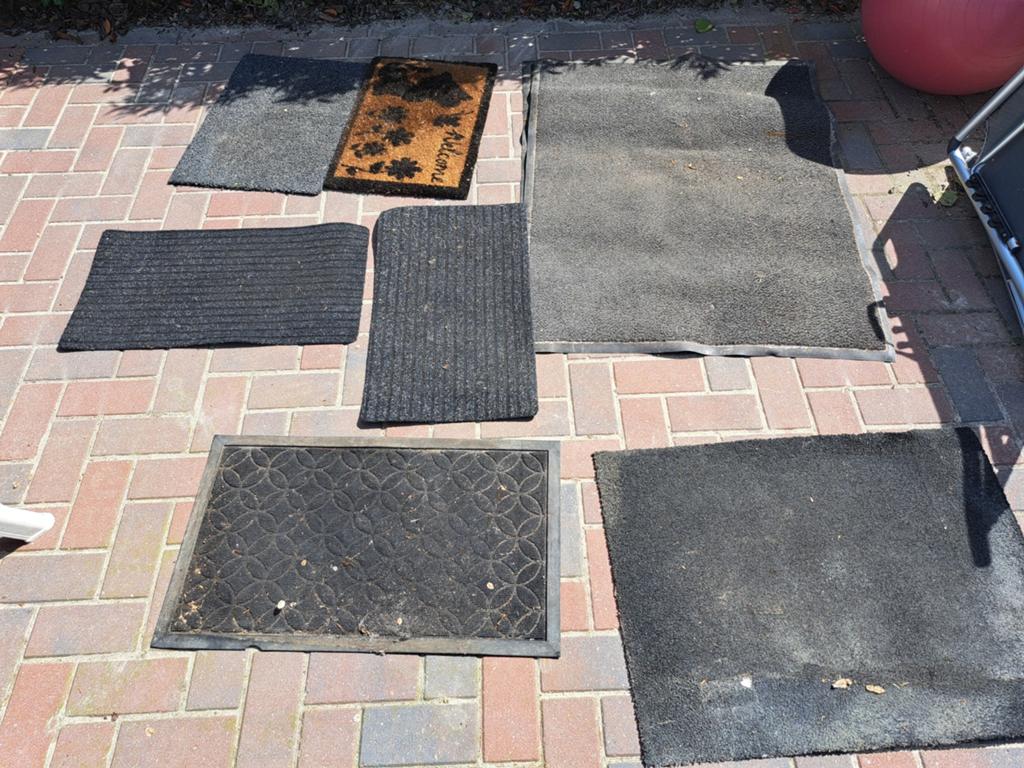 Diverse Deurmatten en Schoonloopmatten, Tuin en Terras, Deurmatten, Gebruikt, Rubber, Droogloopmat, Schoonloopmat, Binnen, Buiten