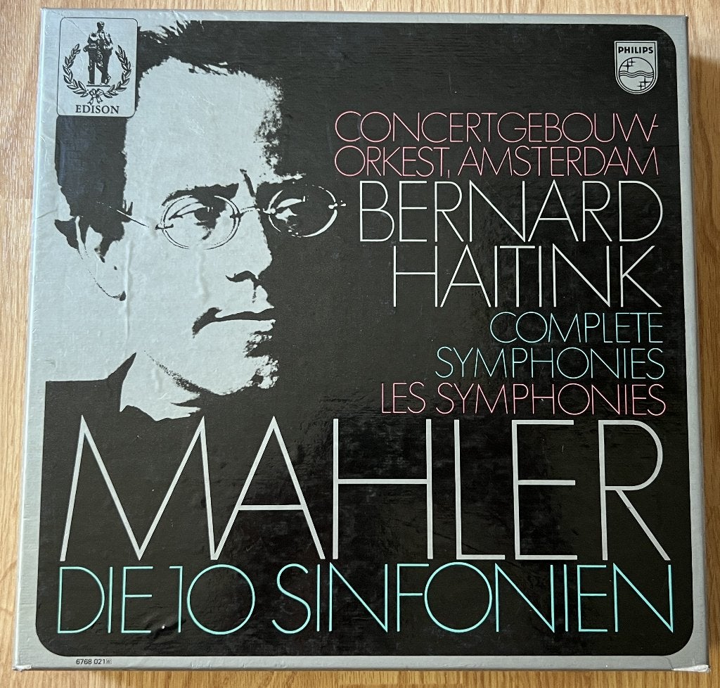 LP-box Mahler - Die 10 Sinfonien / Haitink, Kamermuziek, Ophalen of Verzenden, Zo goed als nieuw, 12 inch