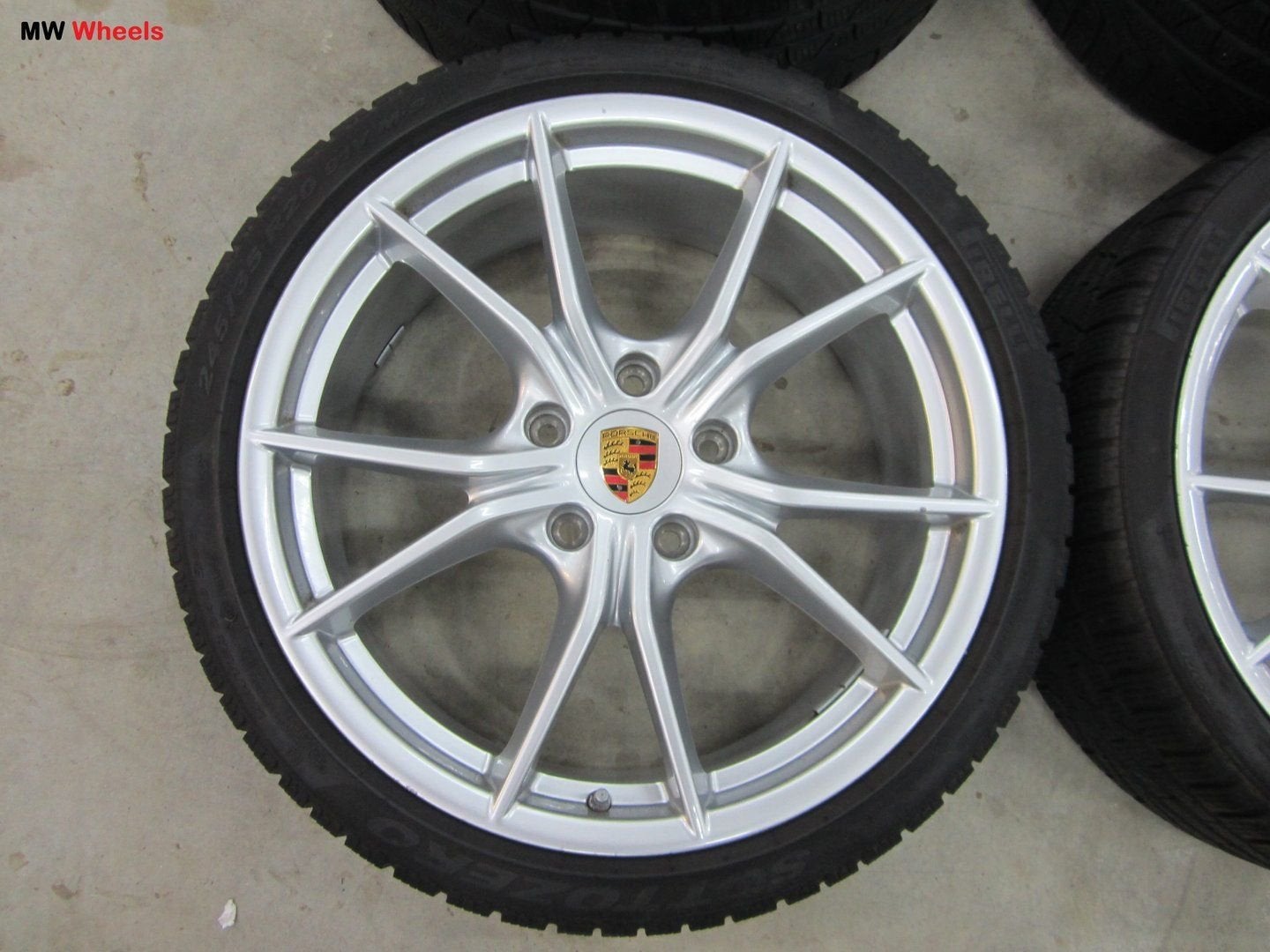 Porsche 20 inch 911 991 4 en 4S MKII velgen winterbanden, Gebruikt, -, -, Banden en Velgen