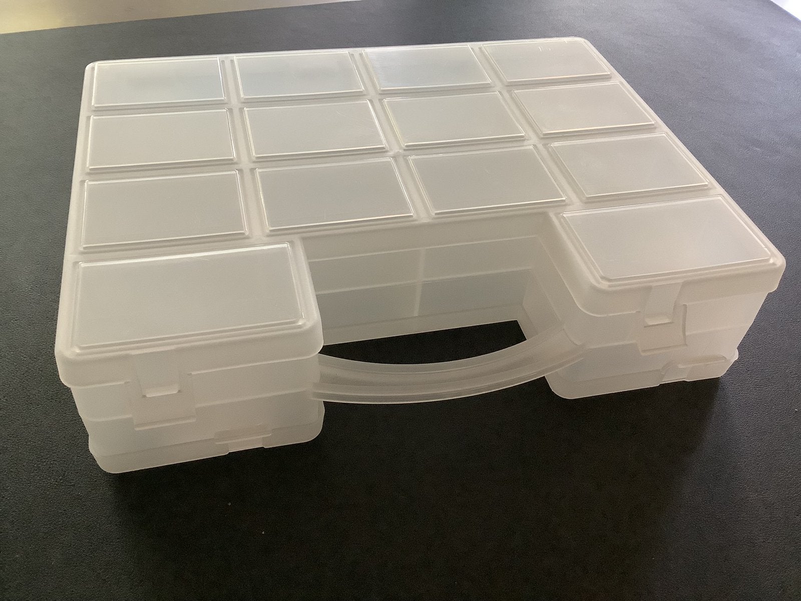 Twin hobby box dubbelzijdig opberg doos koffer met vakjes, Doos, Minder dan 35 cm, Minder dan 50 cm, Ophalen of Verzenden