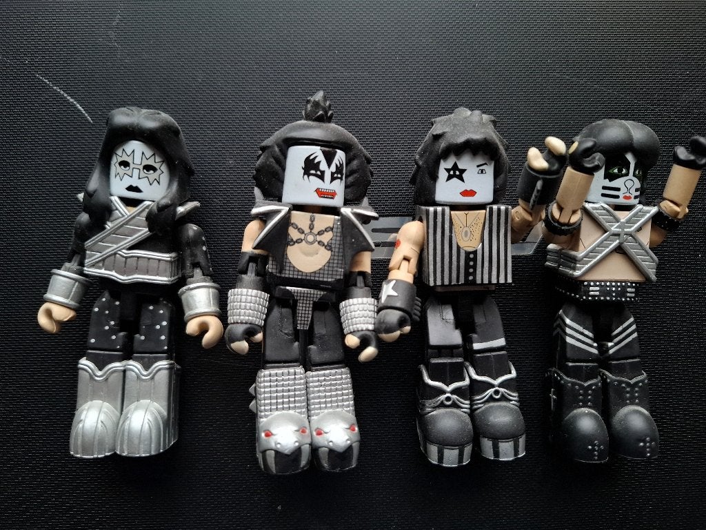 Kiss Kubrick poppetjes., Ophalen of Verzenden, Zo goed als nieuw, Pop, Beeldje of Miniatuur