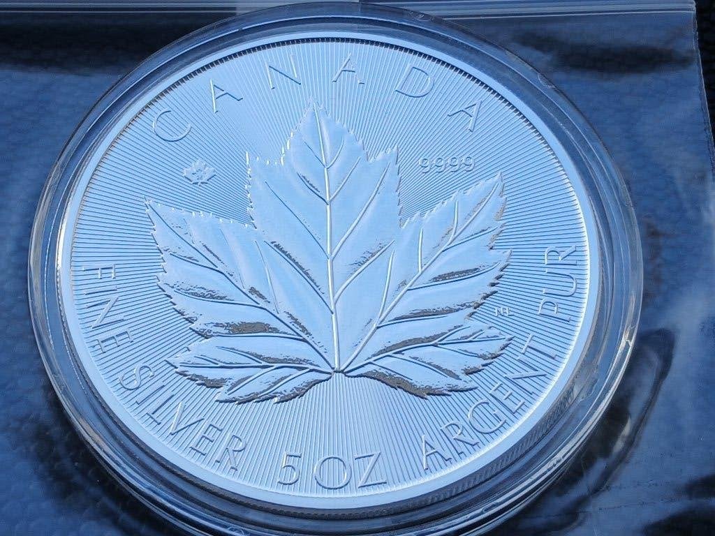 2026 Canada 5 oz zilveren Grand Maple Leaf, Ophalen of Verzenden, Noord-Amerika, Zilver
