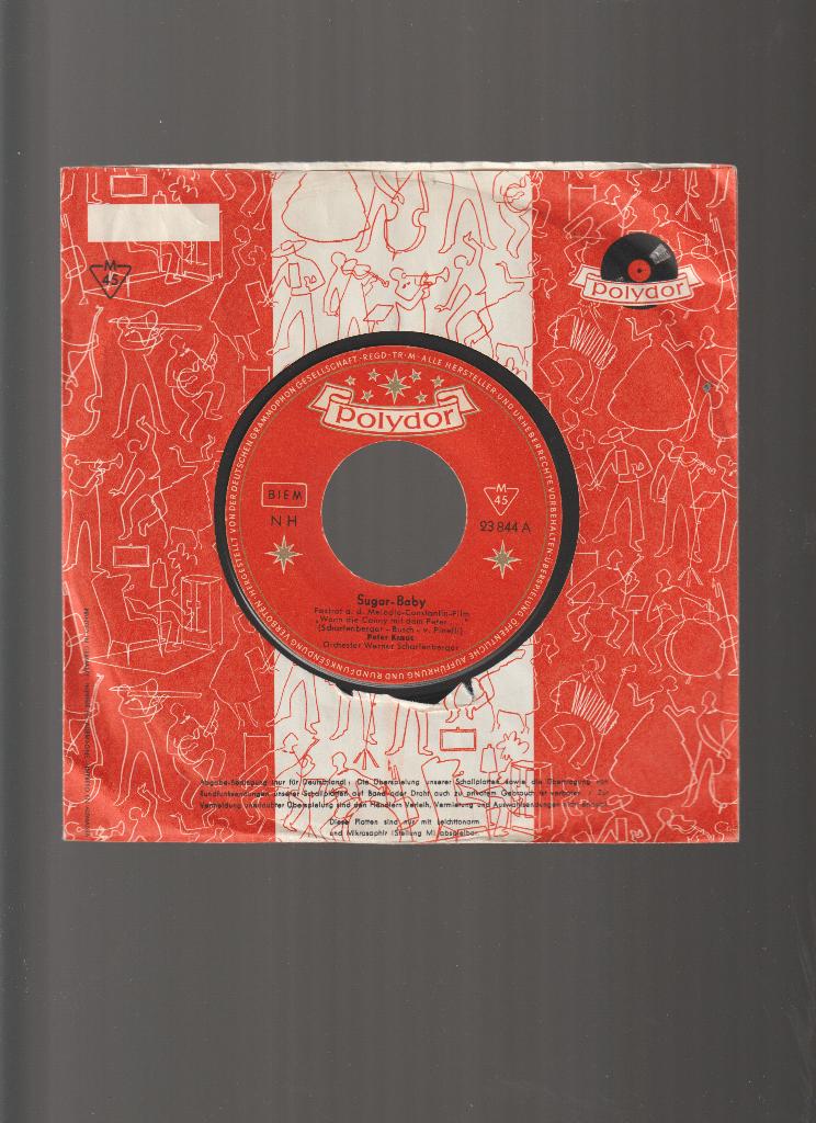 PETER  KRAUS  --  SUGAR-BABY, Verzenden, Originele persing, 7 inch, Single