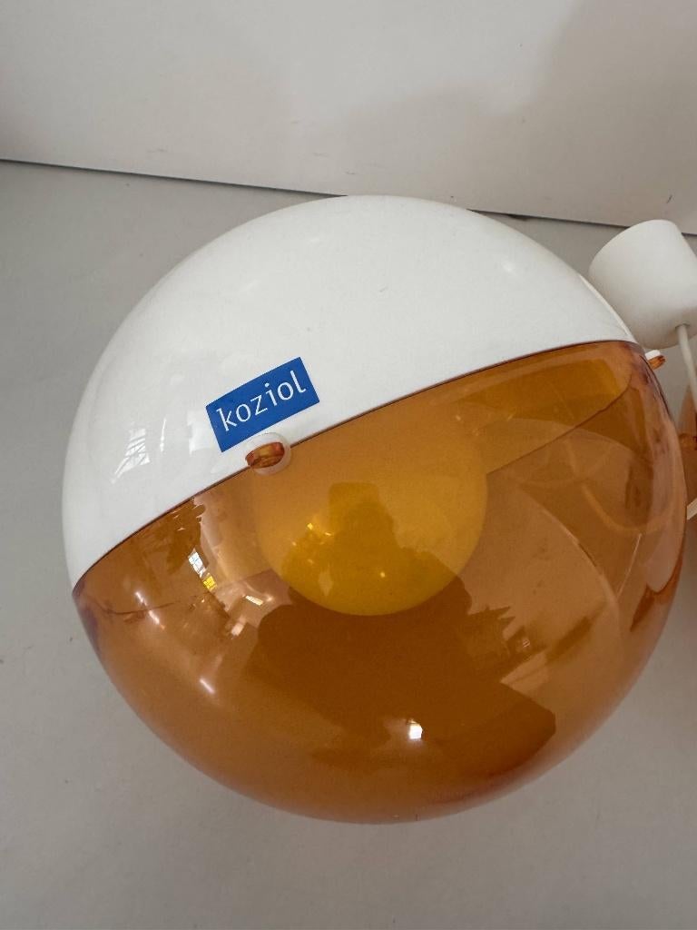 2 x Koziol Orion design lampen, Ophalen of Verzenden, Zo goed als nieuw, Kunststof, Retro design