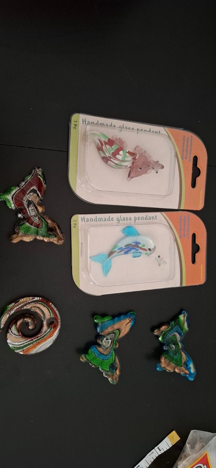 Glashanger vlinder spiraal dolfijn bloem zeepaard glas, Ophalen of Verzenden, Nieuw