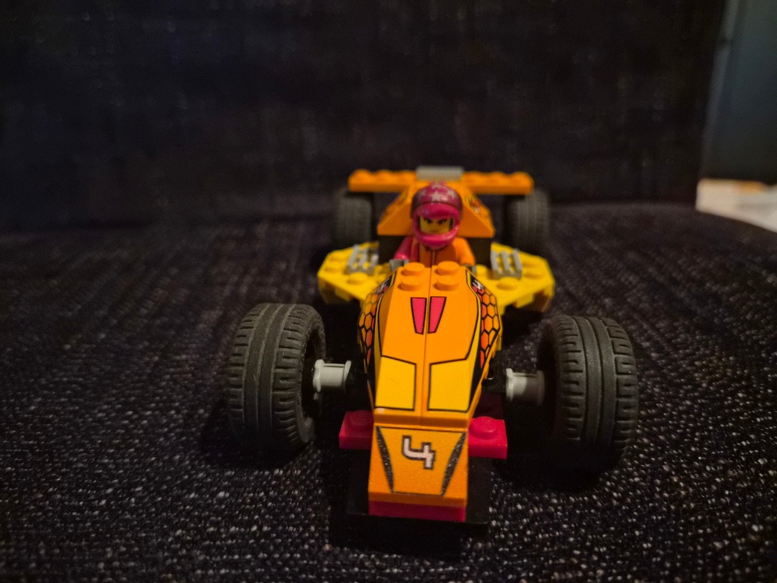 LEGO Racers 4584 Hot Scorcher Compleet Racewagen 2002, Gebruikt, Lego, Ophalen of Verzenden, Compleet
