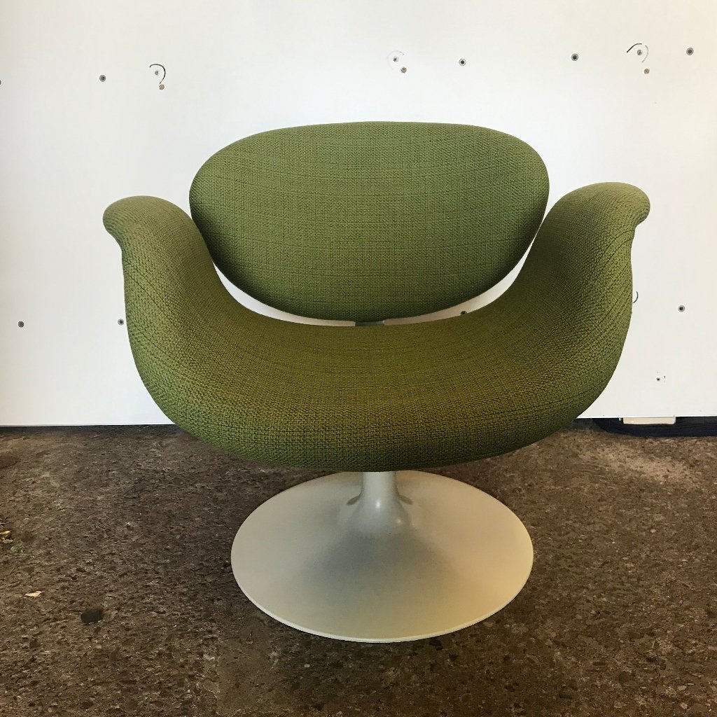 Fauteuil Little Tulip Tulp low chair Pierre Paulin vintage, Huis en Inrichting, Kunststof, Gebruikt, 75 tot 100 cm, Ophalen of Verzenden