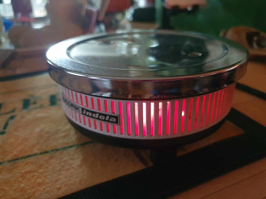 Vintage chrome warmhoudplaat,elektr,jr'60,Kalorik-Indola, Ophalen of Verzenden, Huis en Inrichting