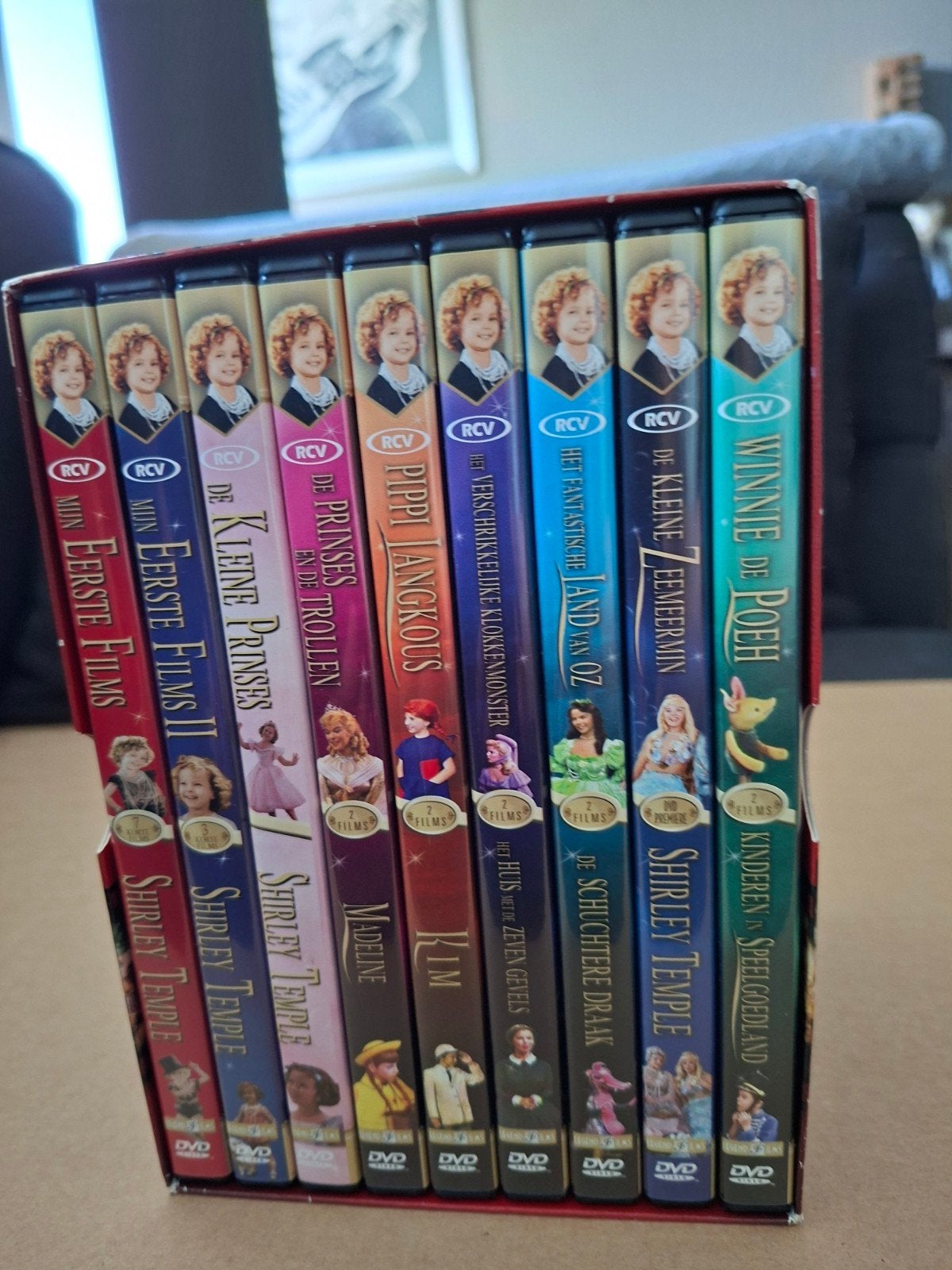 Shirley Temple 14 nostalgische klassiekers 9 dvd's boxset, Alle leeftijden, Nederlands, Ophalen of Verzenden, Remastered