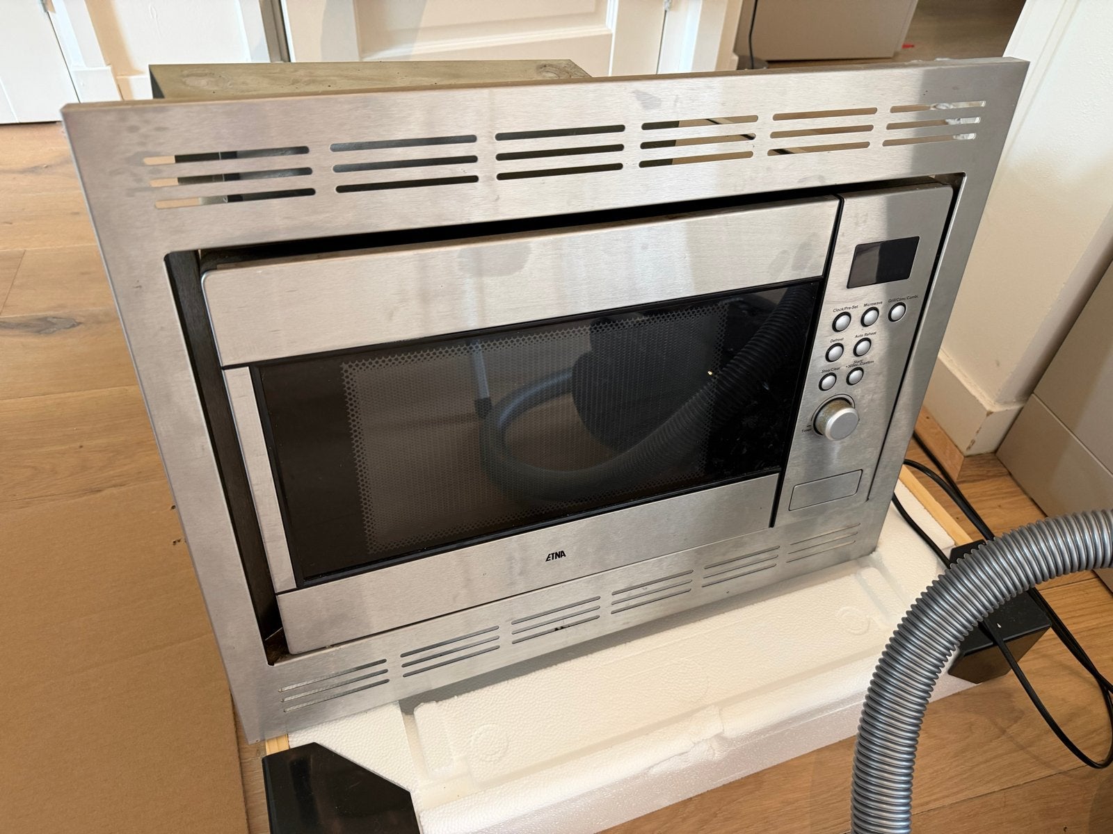 Etna Inbouw Combimagnetron - RVS, Ophalen, Combimagnetron, Gebruikt, Inbouw