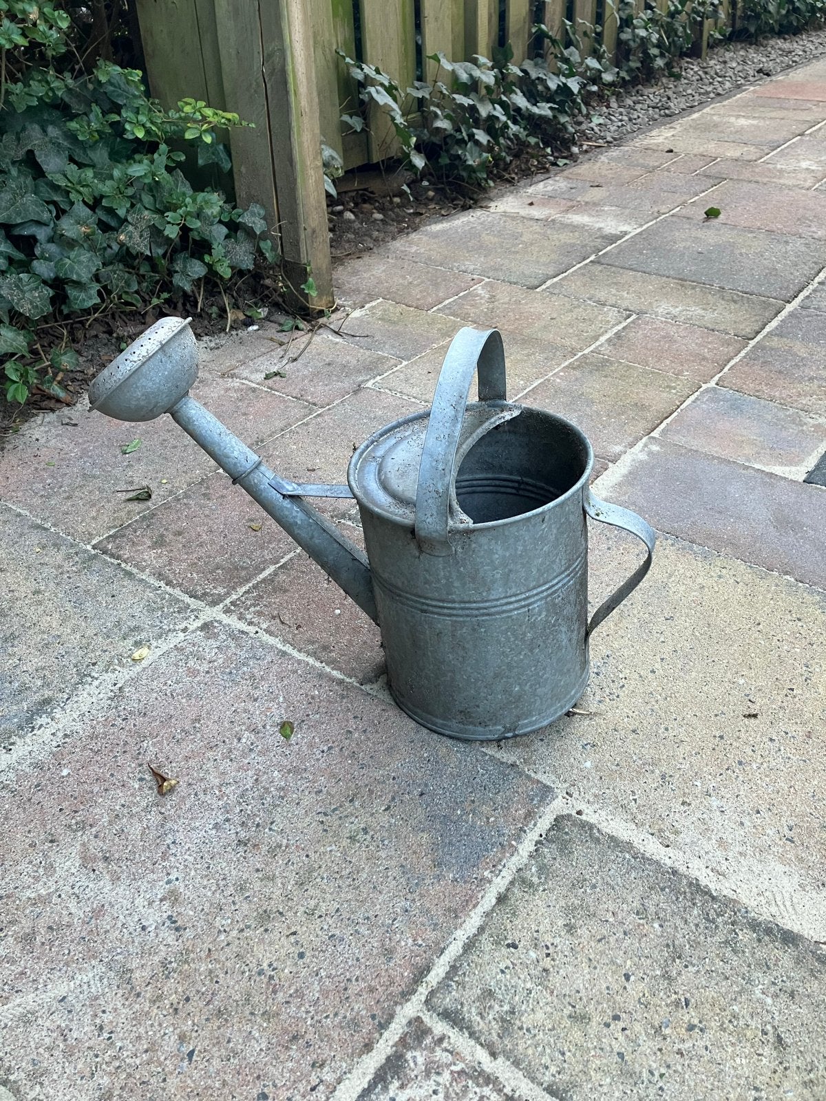 Vintage Zinken Gieter - Decoratief Tuinitem, Ophalen, Gebruikt, Metaal