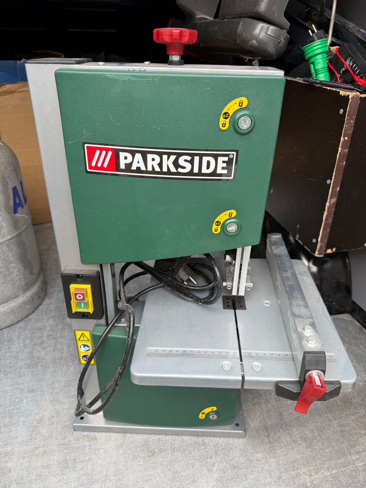 Parkside Lintzaag PBS 350 A1 - Zo goed als nieuw, Ophalen, 70 mm of meer, 600 tot 1200 watt, Zo goed als nieuw
