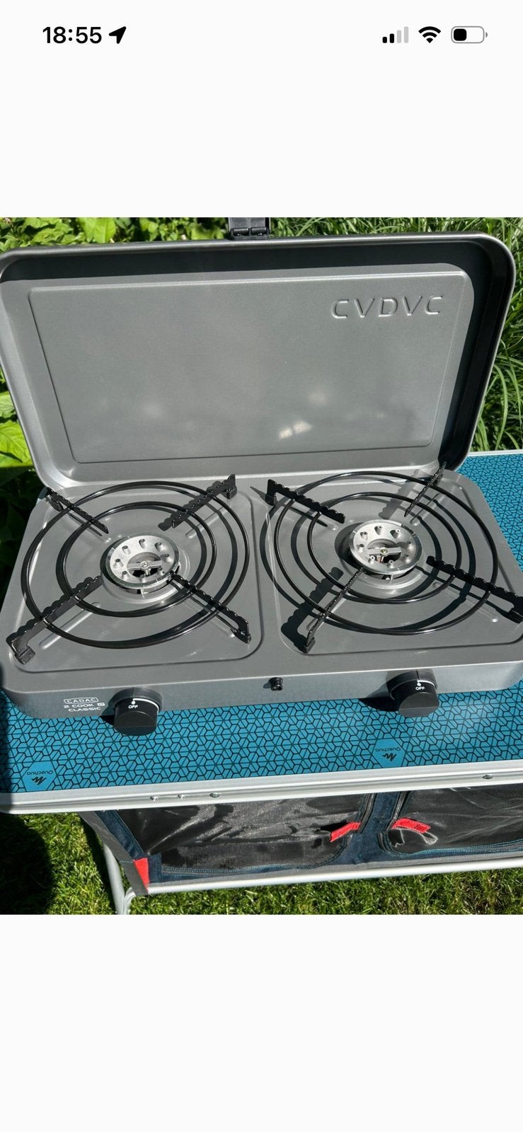 Cadac twee-pits camping kooktoestel, Ophalen, Zo goed als nieuw