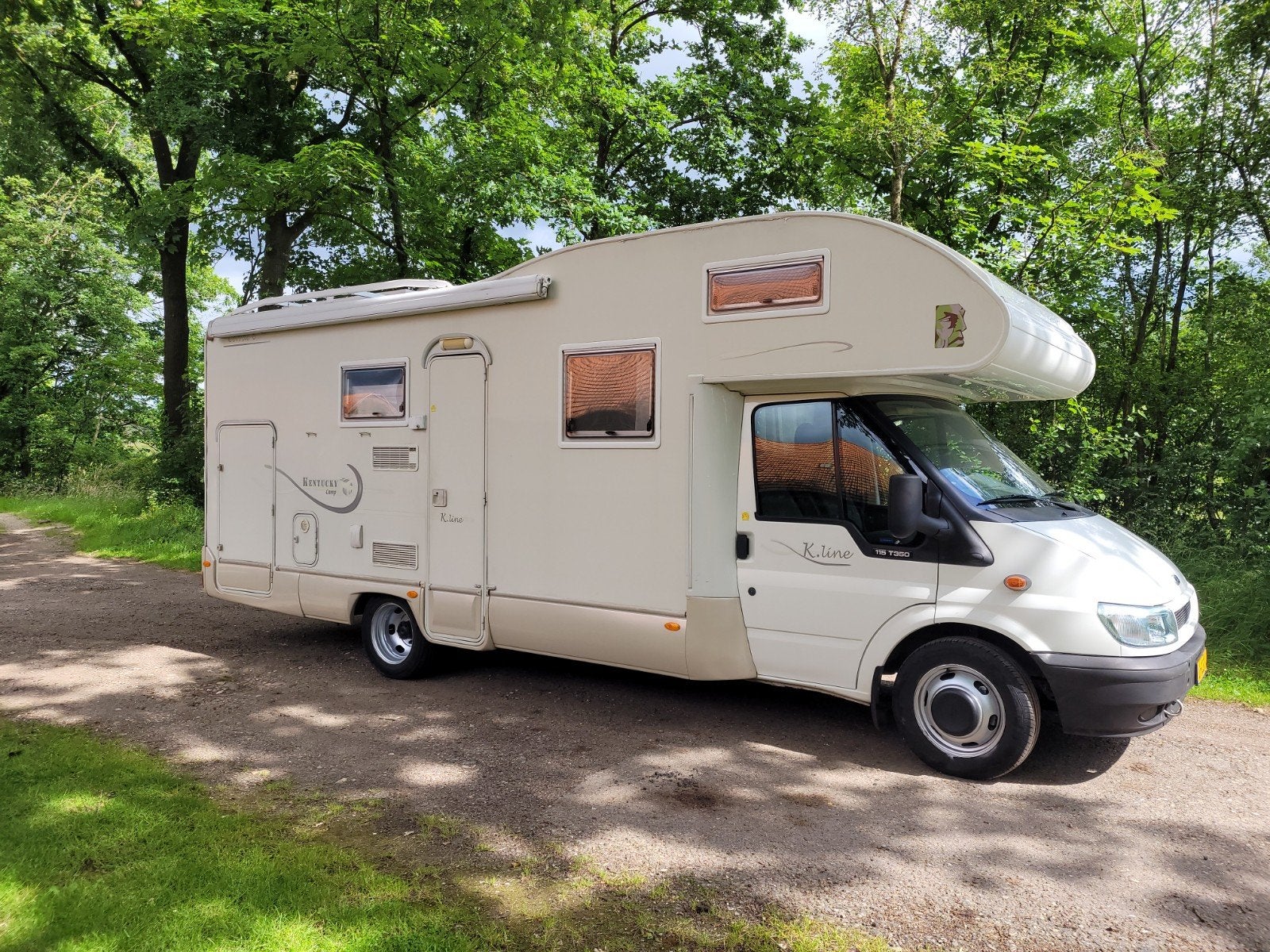 Camper Ford Kentucky met grote garage., Caravans en Kamperen, Ford, Treinzit, Particulier, Ford