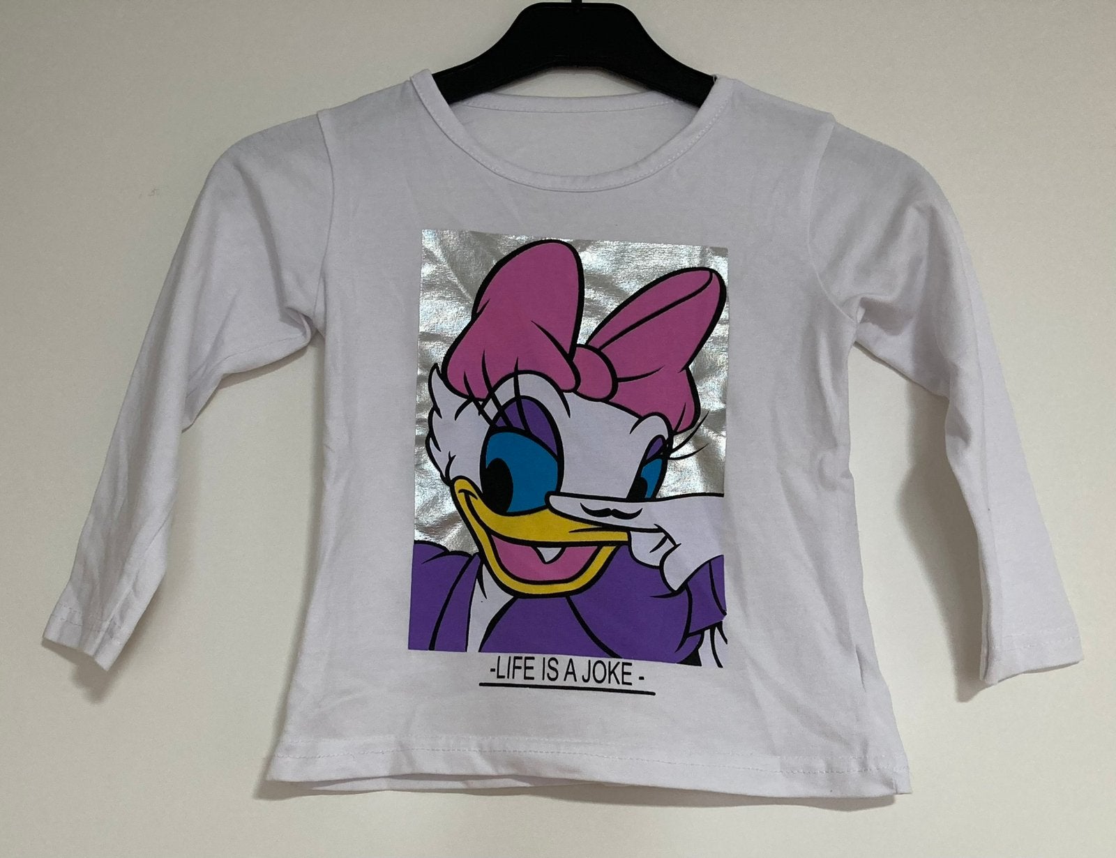 Nieuw longsleeve maat 98 voor meisje wit, Ophalen of Verzenden, Nieuw, Meisje, Shirt of Longsleeve