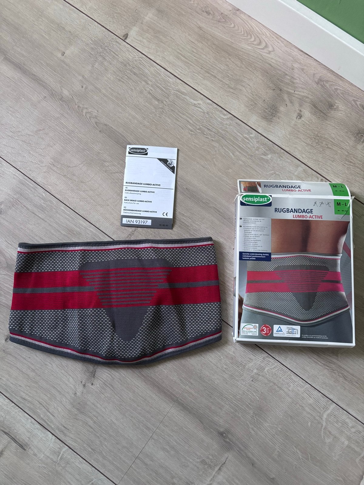 Nieuw - Rugbandage maat M-L voor goede ondersteuning, Ophalen of Verzenden, Nieuw