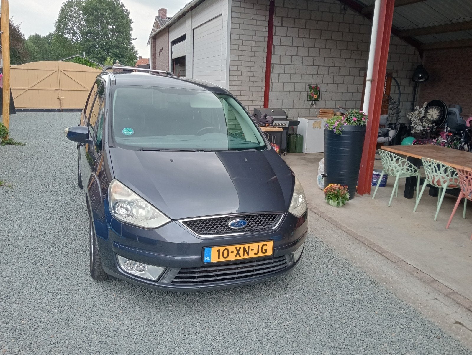Ford Galaxy 2.0 16V 107KW 2007 Grijs, Auto's, Ford, Voorwielaandrijving, 145 pk, 4 cilinders, 7 stoelen