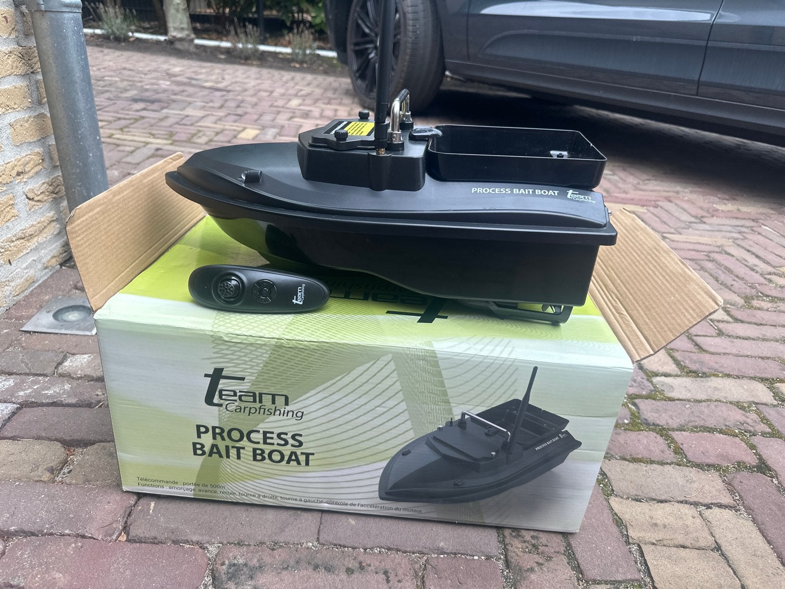 Team Carpfishing Process Bait Boat - Voerboot, Ophalen of Verzenden, Zo goed als nieuw, Overige typen