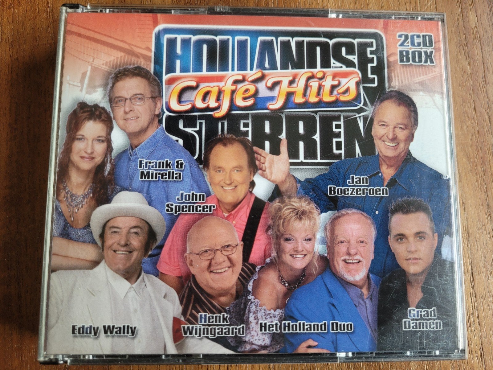 Hollandse Cafe Hits Sterren - 2 CD Boxset, Ophalen of Verzenden, Gebruikt, Levenslied of Smartlap, Boxset