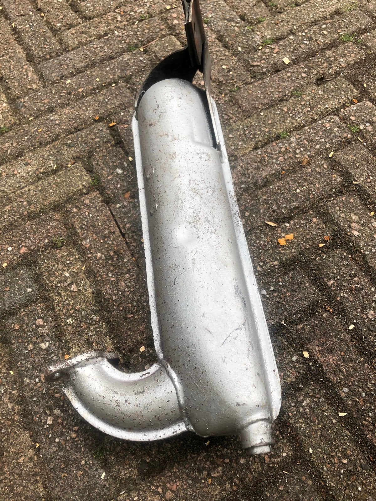 Vespa smallframe bananen uitlaat, Ophalen of Verzenden, Gebruikt, Uitlaat, Overige merken