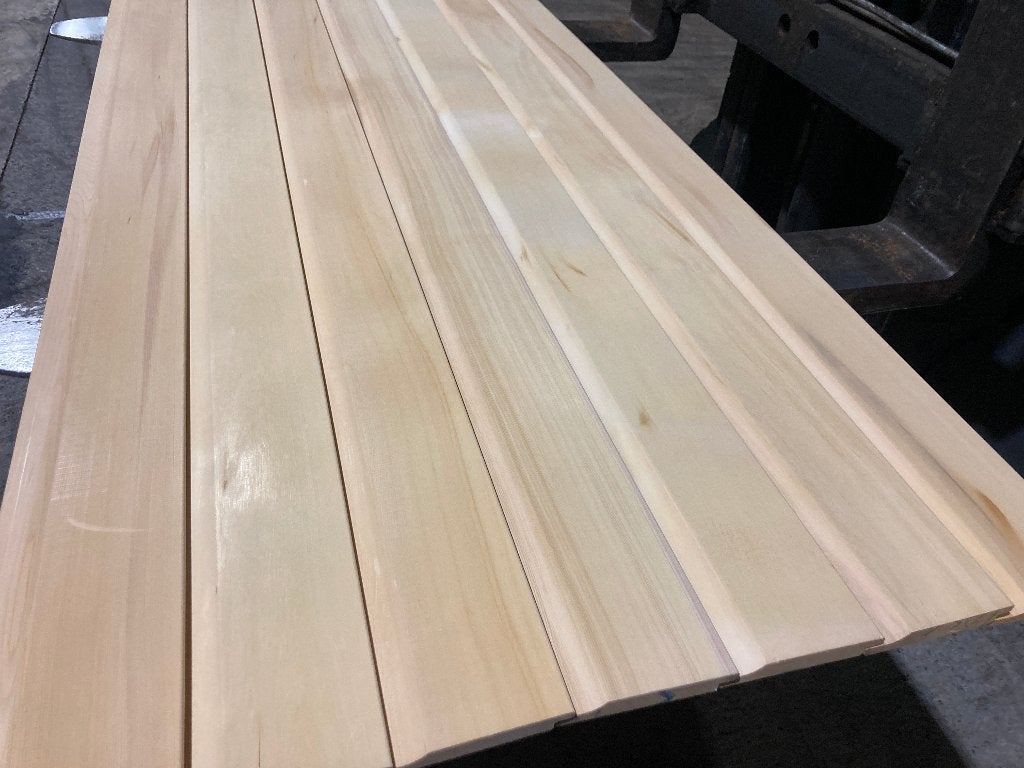 planken-rabatdelen-schutting-Hardhout-Yellow Cedar-18x128mm, Ophalen, Planken, Nieuw, Hardhout