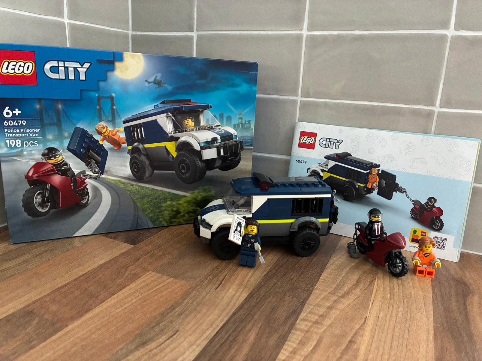 LEGO City 60479 Politie gevangenentransport, City, Lego, Ophalen of Verzenden, Zo goed als nieuw