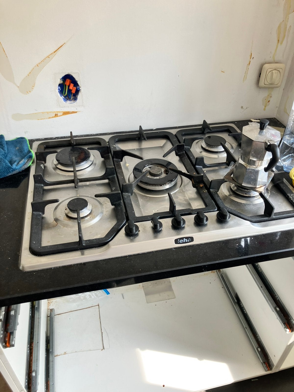 Leha gaskookplaat, Witgoed en Apparatuur, Kookplaten, Ophalen, Gebruikt, Gas, Vrijstaand