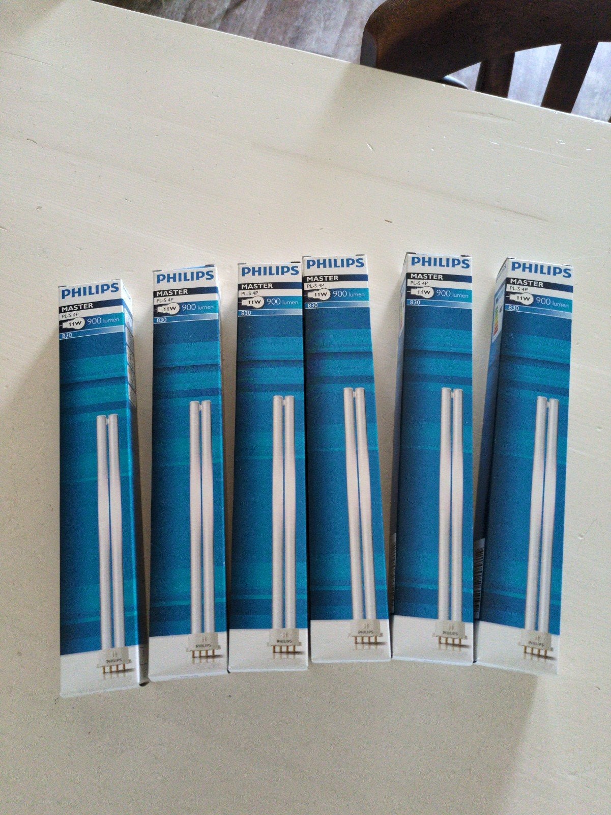 Philips master PL-s 4p lampen 6x, Led-lamp, Nieuw, E27 (groot), Neutraal wit
