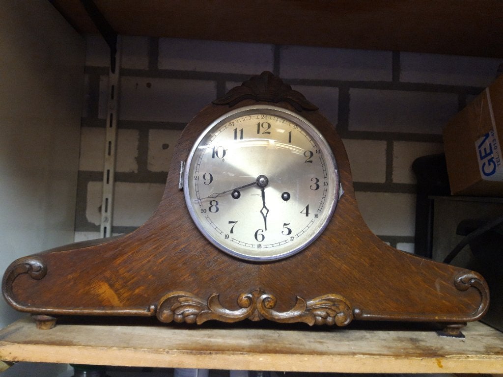 Vintage pendule / schoorsteenmantel / tafel klok te koop, Antiek en Kunst, Ophalen of Verzenden