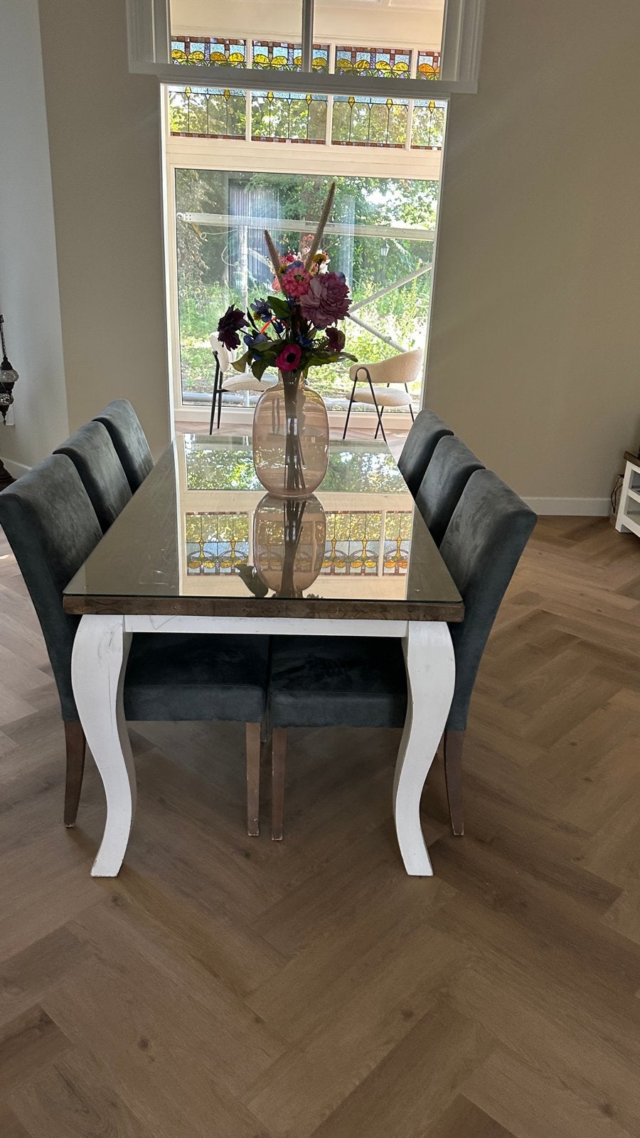 Complete woonkamerset: TV-meubel, eettafel, salontafel & 6 s, Huis en Inrichting, Complete inboedels, Ophalen