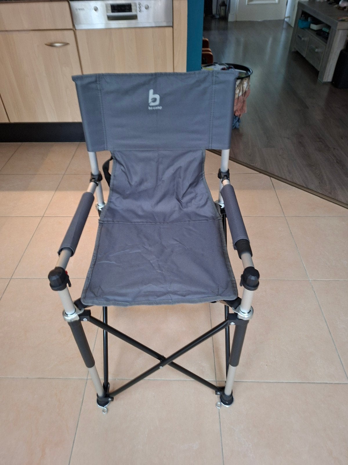 Bo-Camp Compacte Kinderstoel Antraciet - Camping/Thuis, Caravans en Kamperen, Ophalen