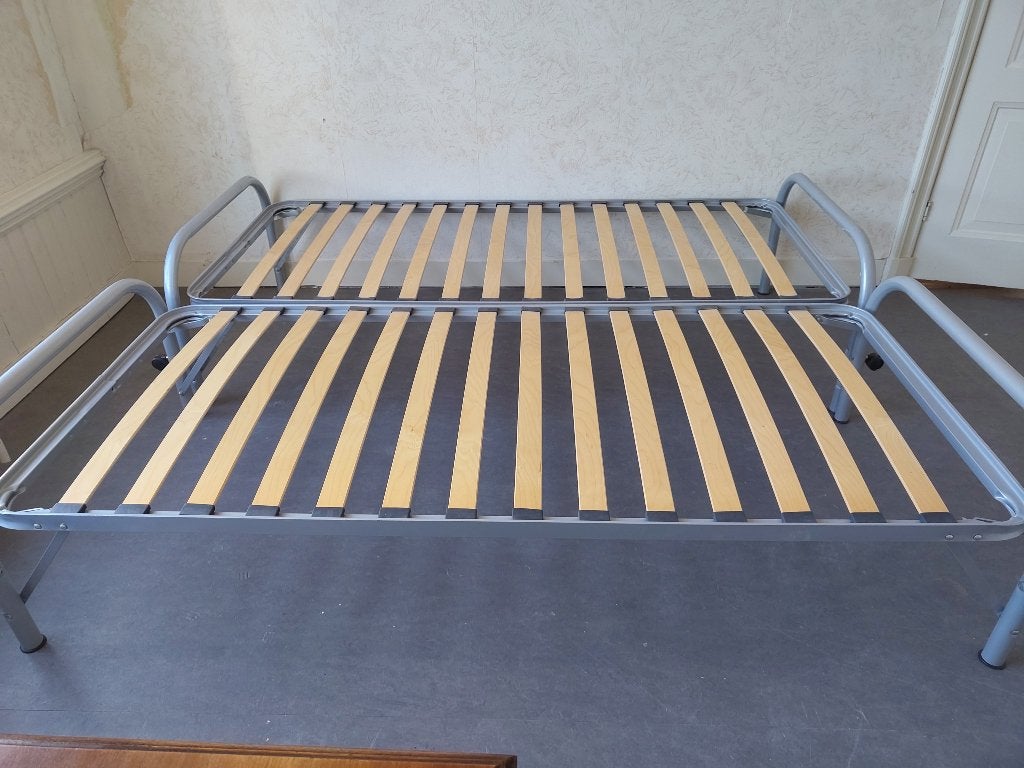 Onderschuifbed, Ophalen, 90 cm, Eenpersoons, 200 cm