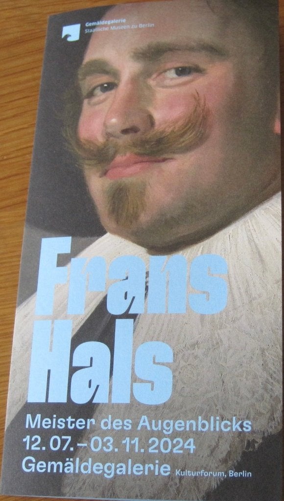 folder tentoonstelling Frans Hals in Kulturforum Berlijn, Boeken, Ophalen of Verzenden, Zo goed als nieuw, Folder