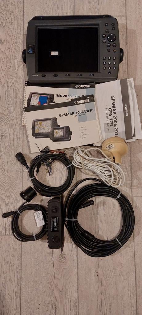 Garmin gpsmap 2010 kaartplotter fishfinder compleet setje.., Ophalen of Verzenden, Zo goed als nieuw, Kaartplotter of Fish Finder