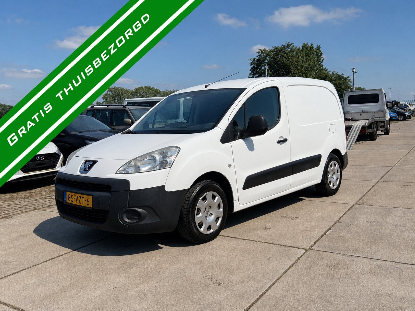 Peugeot Partner 1.6HDI 3 zitter - airco - Cruisecontrol - Ex, Voorwielaandrijving, 4 cilinders, Parkeersensor, Origineel Nederlands