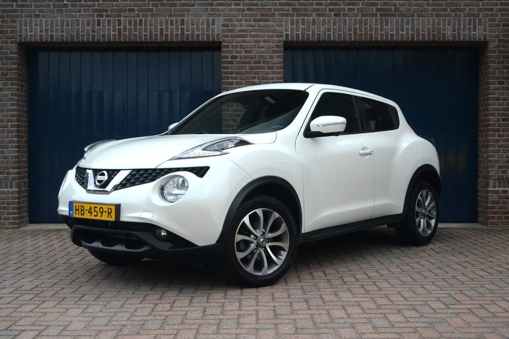Nissan Juke 1.2 DIG-T S/S Connect Edition | Trekhaak | Camer, Auto's, Nissan, Voorwielaandrijving, 639 kg, Wit, Origineel Nederlands