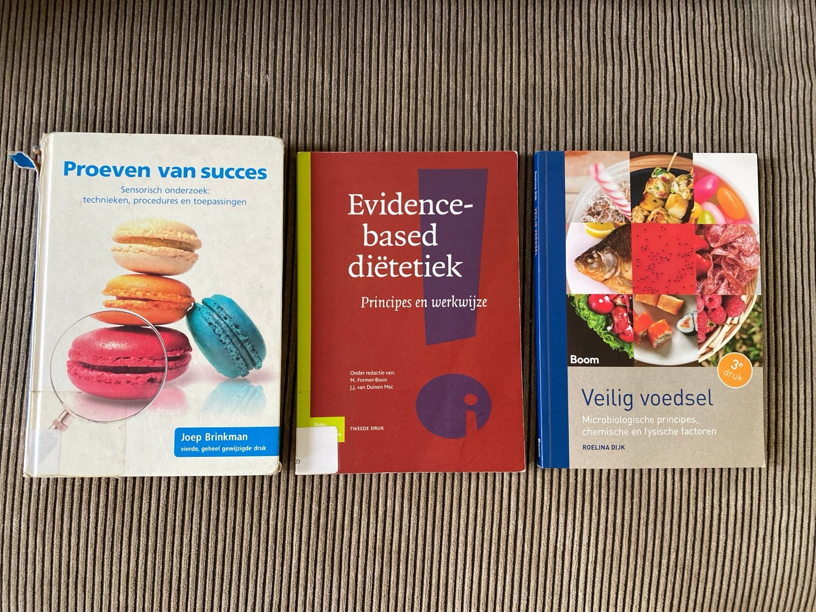 3x Boeken: Voeding, Diëtetiek, Sensorisch Onderzoek, Boeken, Studieboeken en Cursussen, Ophalen of Verzenden, Beta, Gelezen, HBO
