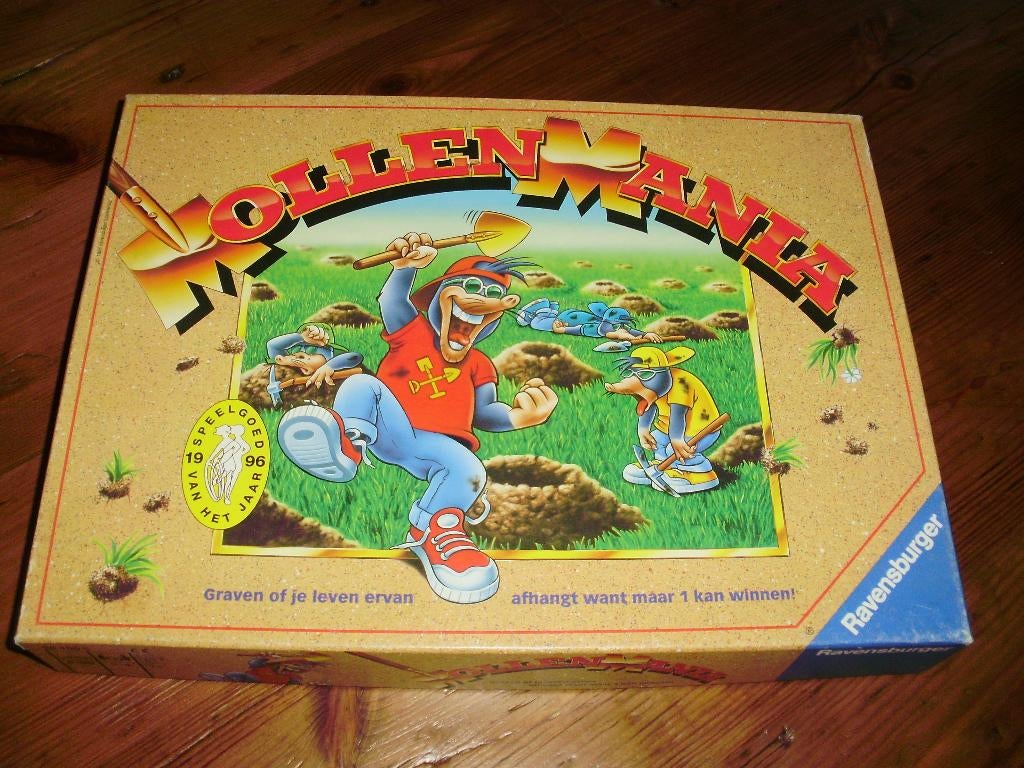Mollenmania / bordspel / spel / Mollemania, Hobby en Vrije tijd, Ophalen of Verzenden, Gebruikt