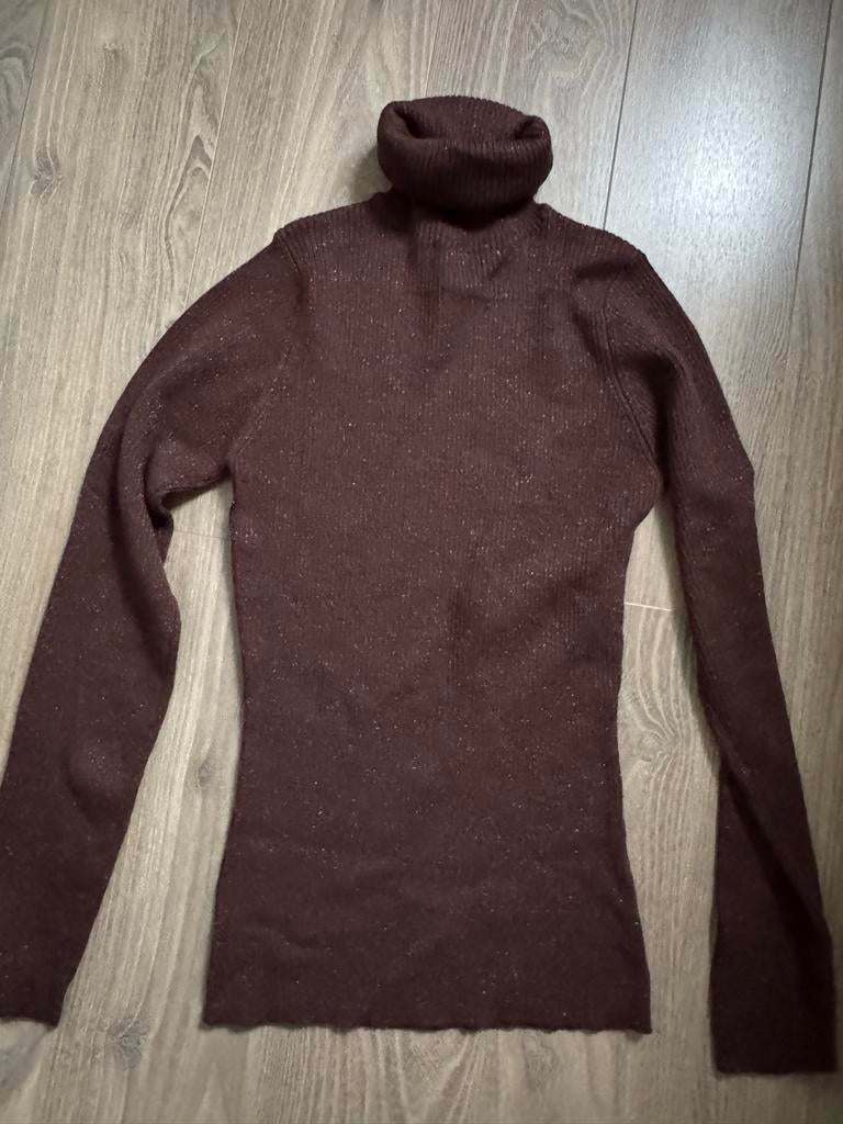Zara coltrui bruin met glitter - Maat M, Ophalen of Verzenden, Zo goed als nieuw, Maat 38/40 (M), Bruin