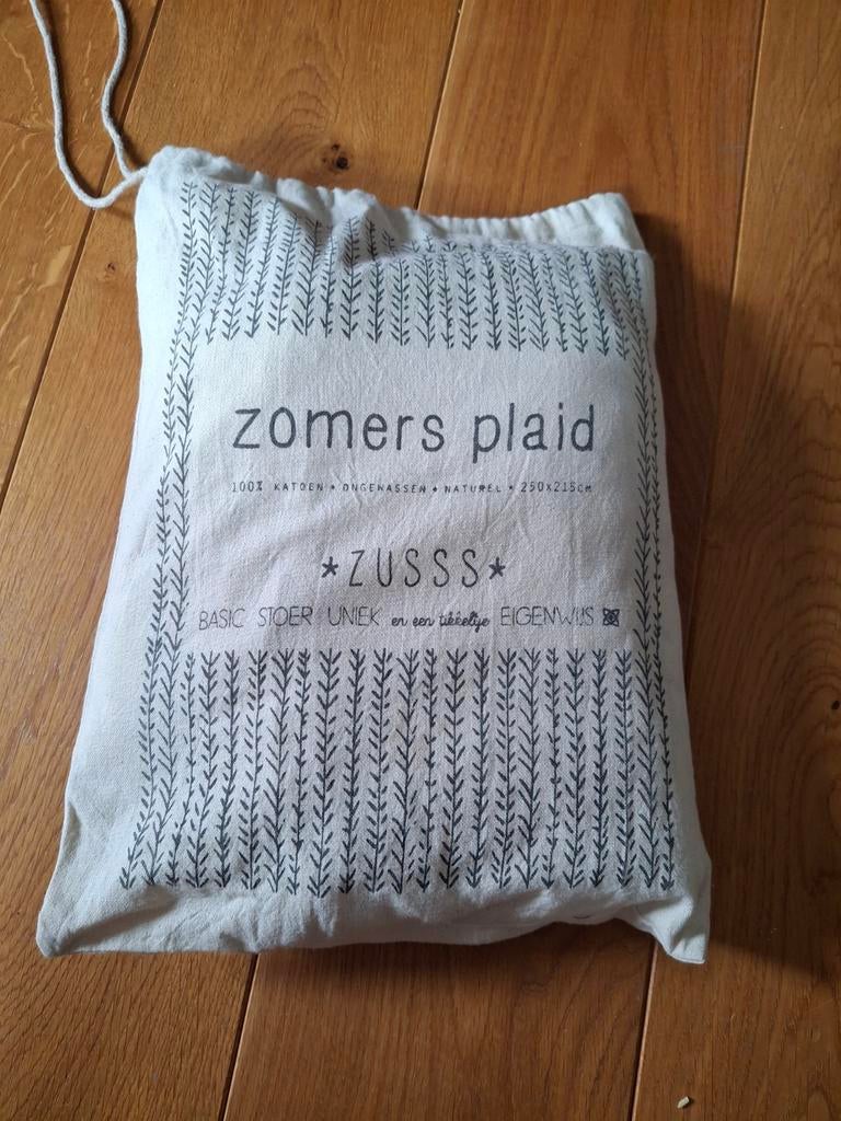 Nieuw zomers Plaid ZUSSS 100% Katoen 250x215cm, Ophalen of Verzenden