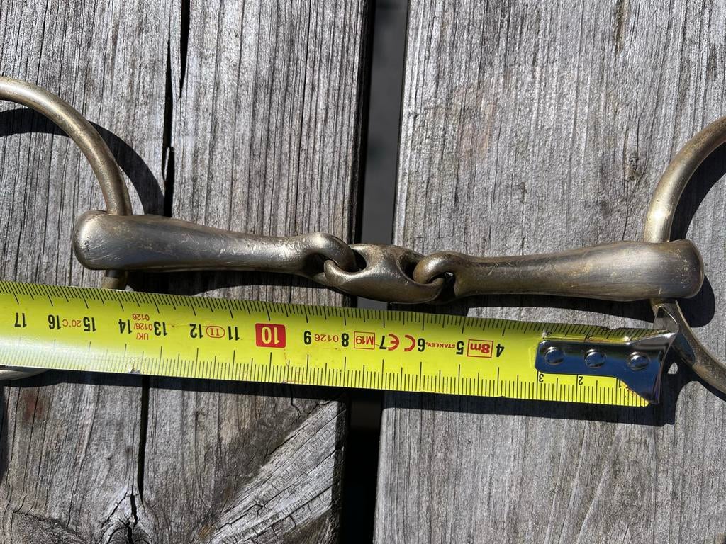 Sprenger bit 14 cm dubbelgebroken watertrens, Dieren en Toebehoren, Ophalen of Verzenden, Gebruikt, Dressuur