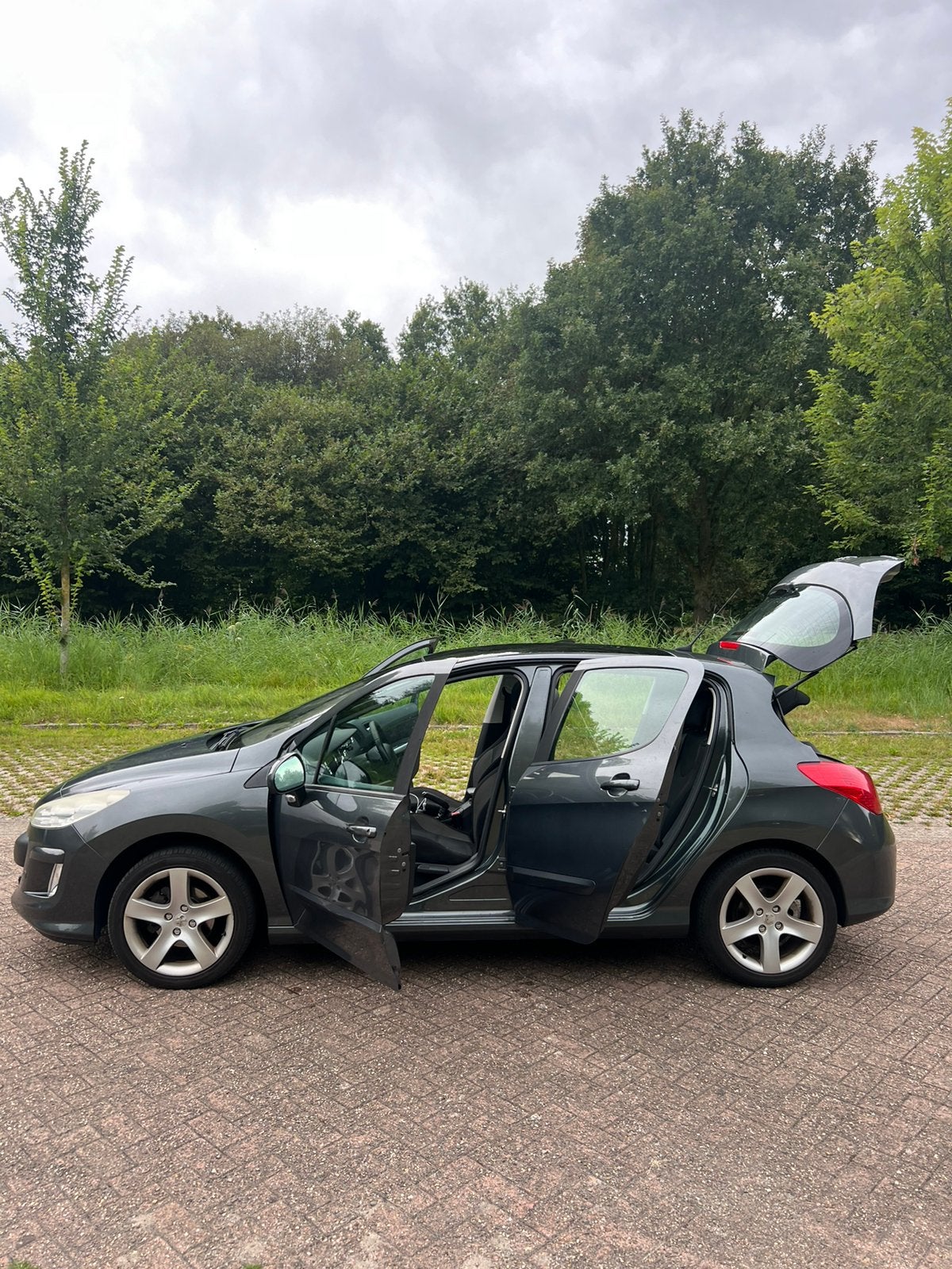 Peugeot 308 1.6 VTI 16V 5-DRS 2007 Grijs, Auto's, Voorwielaandrijving, 15 km/l, 680 kg, 4 cilinders