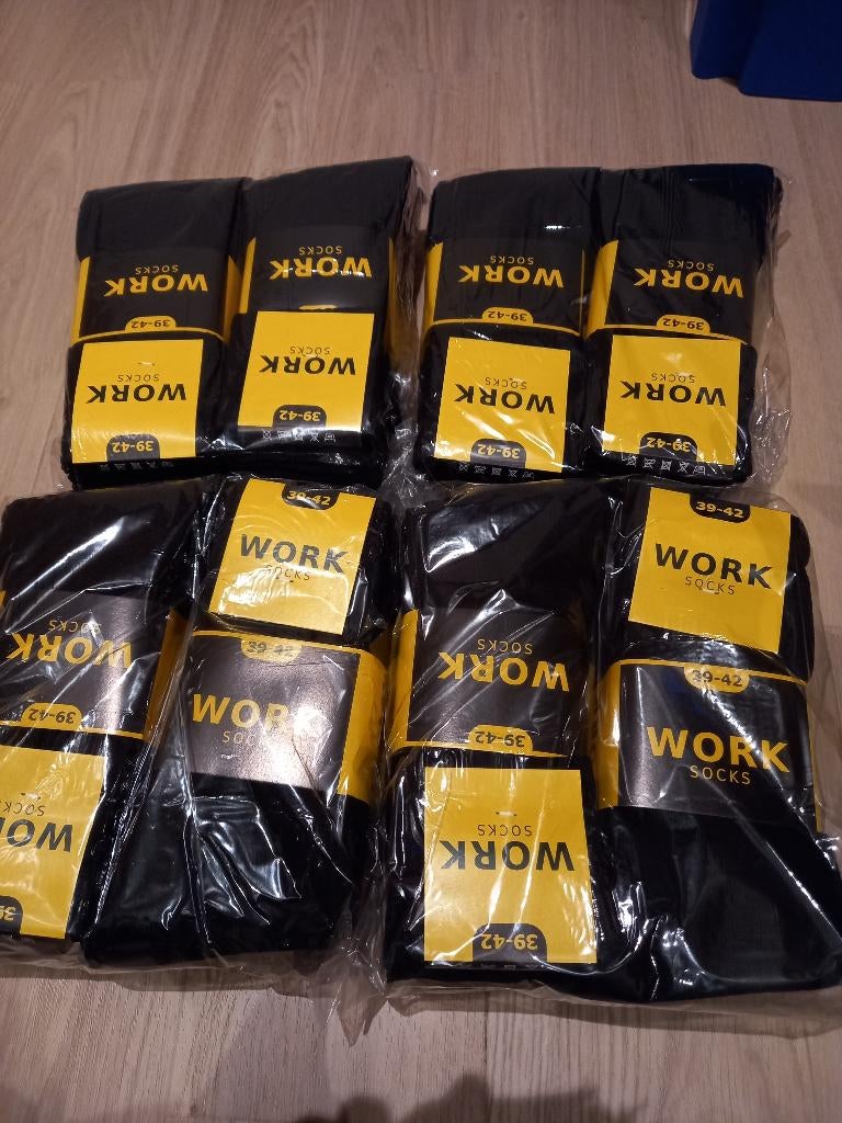Nieuw! 40 paar zwarte werksokken sokken maat 39/42 LAATSTE, Zwart, Nieuw, Ophalen of Verzenden, Maat 39 t/m 42