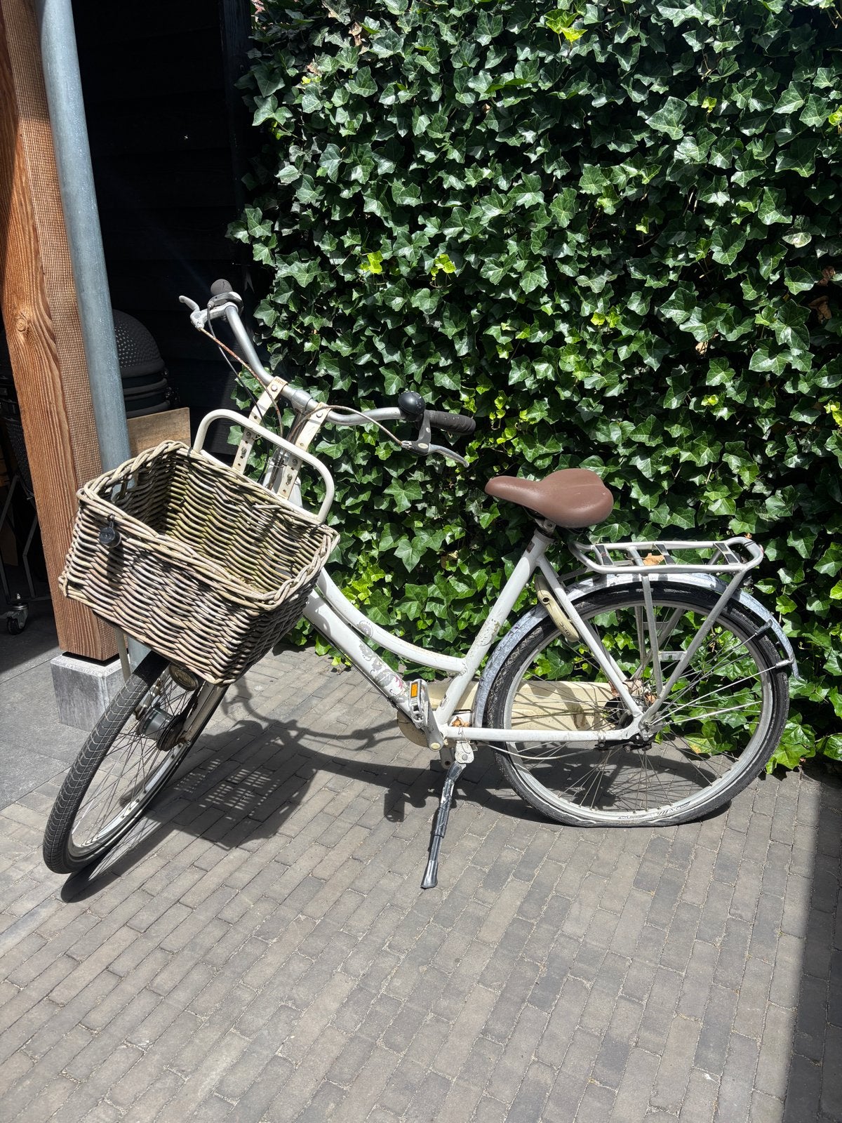 Batavus Diva Fiets wit dames/meisjes, Ophalen, Gebruikt, Schijfrem, Batavus