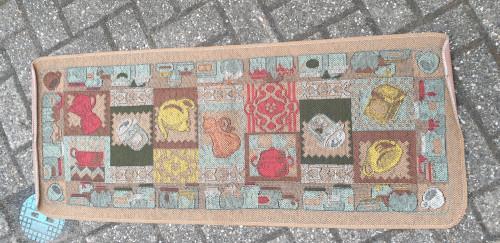 Keukenmat anti-slip, met afbeelding keukengerei, Huis en Inrichting, Ophalen of Verzenden, 'T Olde Gre-j, Info@toldegrej.nl, Endepoelstraat 20f Didam