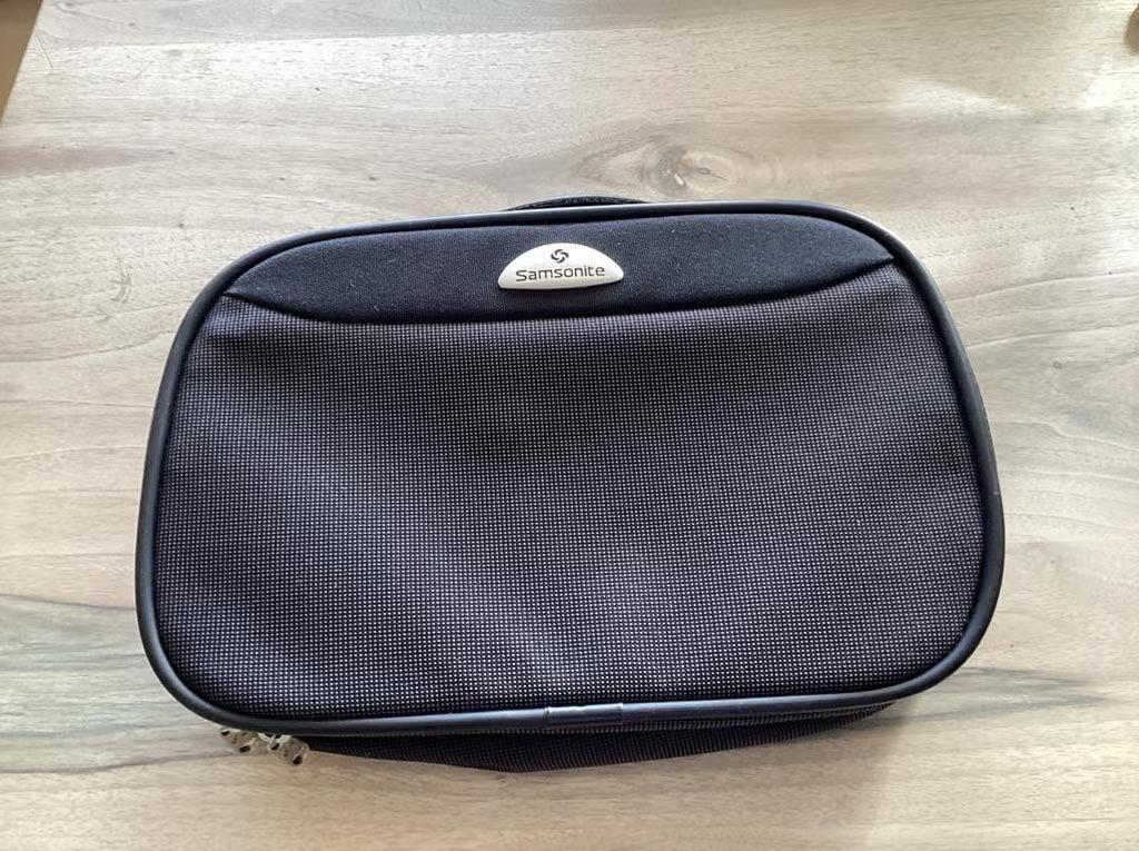 Samsonite toilettas, Ophalen of Verzenden, Zo goed als nieuw, Zwart, Heer of Dame